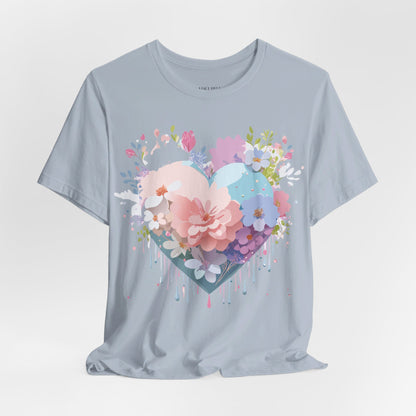 Natural Cotton Tee Shirt - Love story Collection Printify