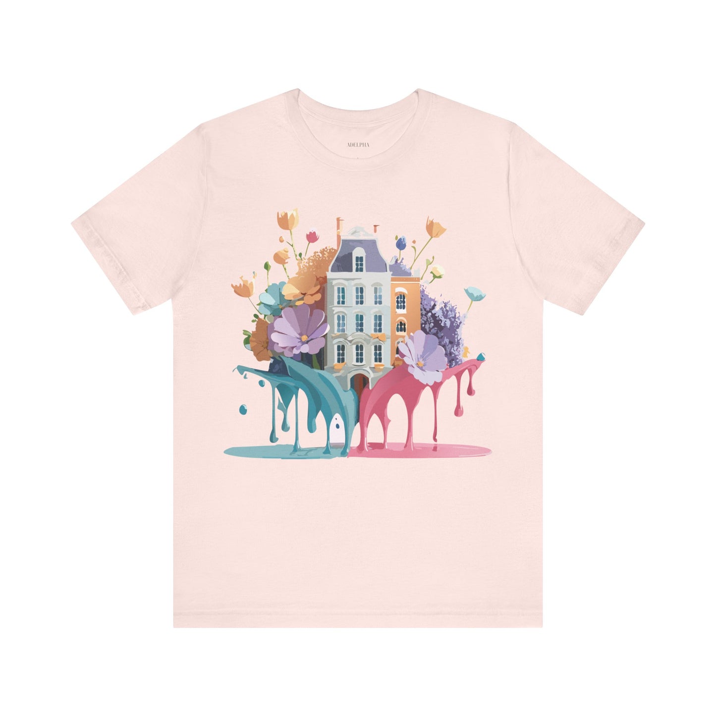 Natural Cotton Tee Shirt - Beautiful Places Collection - Amsterdam