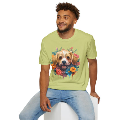 Dog Shirt Unisex Animal Tee Softstyle 64000 Gildan Cotton Tee