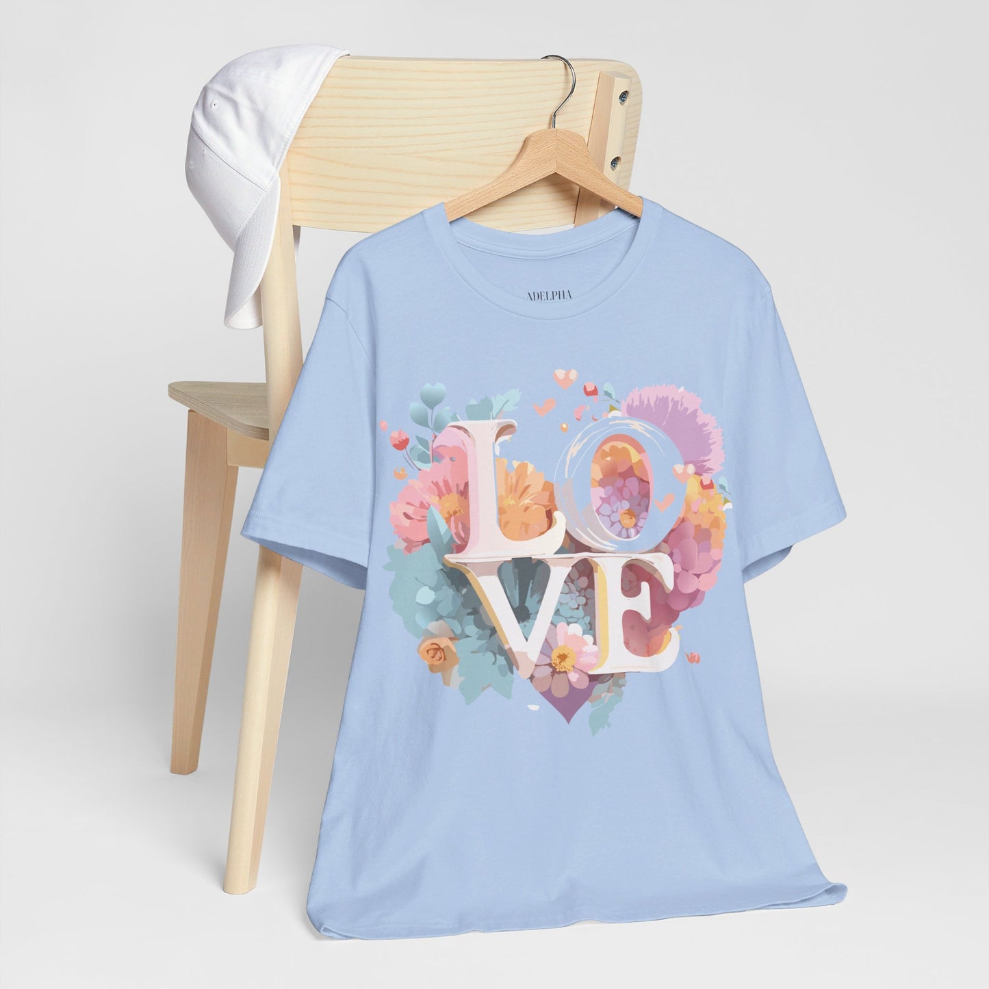 T-Shirt aus natürlicher Baumwolle – Love Story-Kollektion