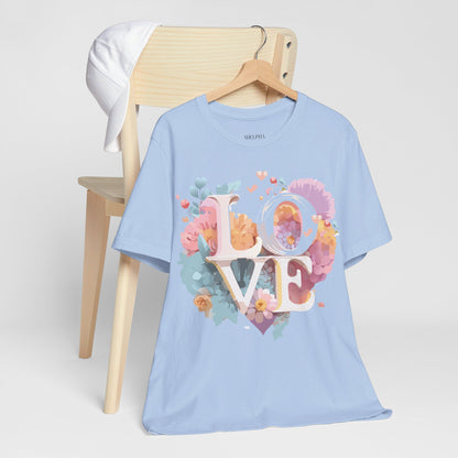 Natural Cotton Tee Shirt - Love story Collection Printify