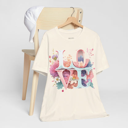 Natural Cotton Tee Shirt - Love story Collection Printify