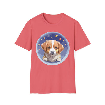 Unisex Gildan Softstyle 64000 Dog Shirt Tee Ring Spun Cotton