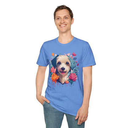 Dog Shirt Unisex Animal Tee Made From 100 Percent Ring Spun Cotton