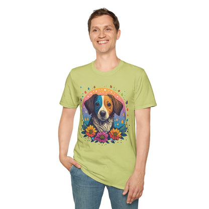 Dog Shirt Unisex Softstyle Tee 100 Percent Cotton Gildan 64000