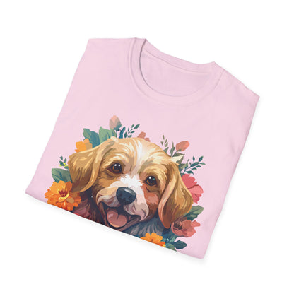 Dog Shirt Unisex Animal Tee Softstyle 64000 Gildan Cotton Tee