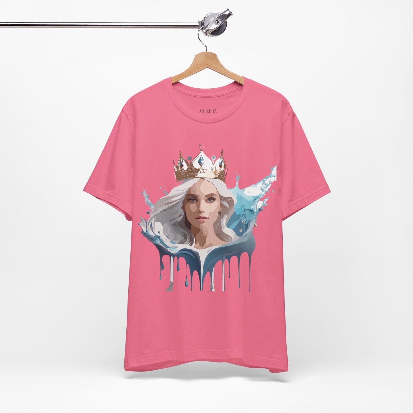 T-Shirt aus natürlicher Baumwolle – Queen Collection