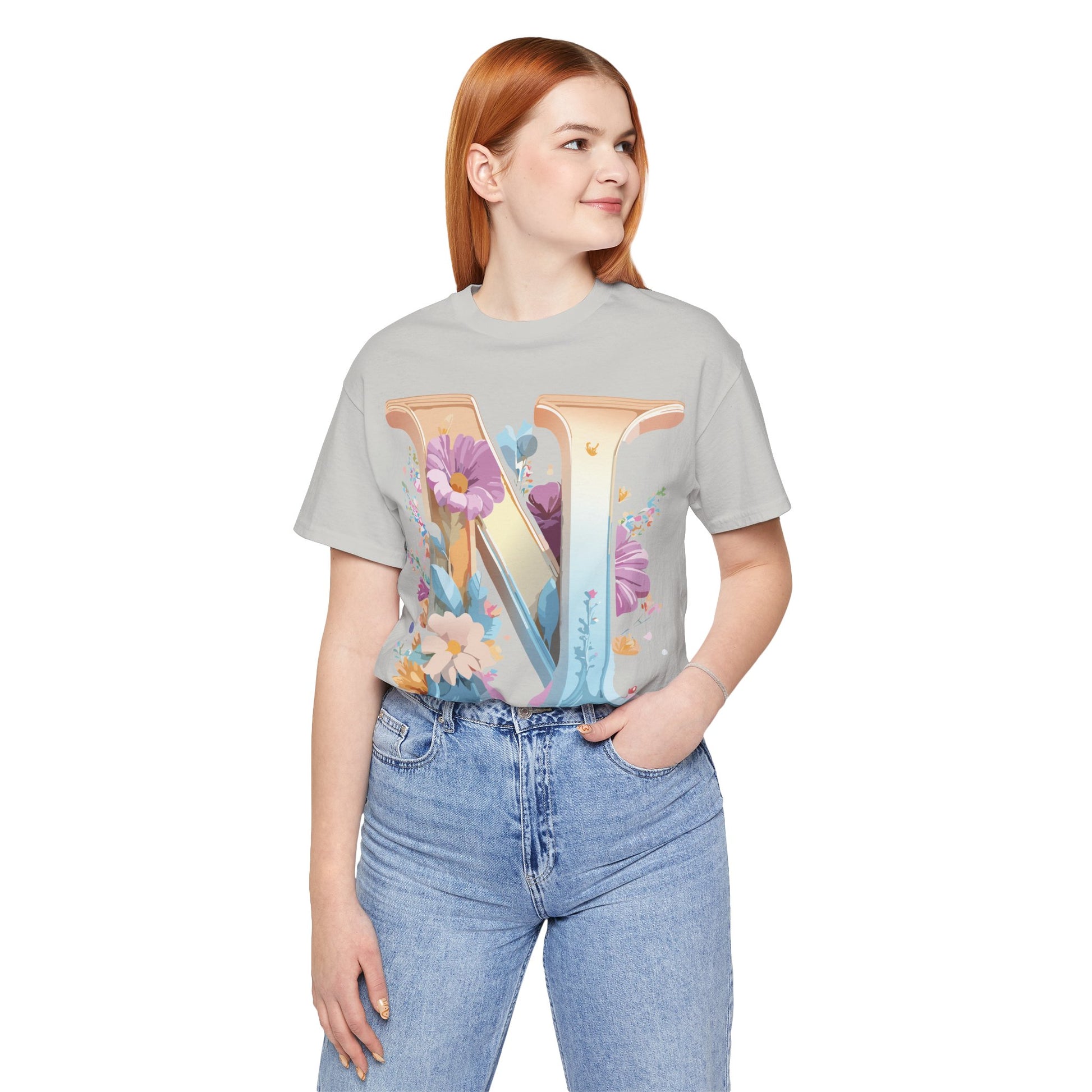 Letter Shirt, Letter N Shirt - ADELPHA