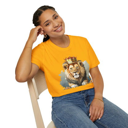 Lion Shirt Unisex Animal Tee Gildan Softstyle 64000 Comfort Fit