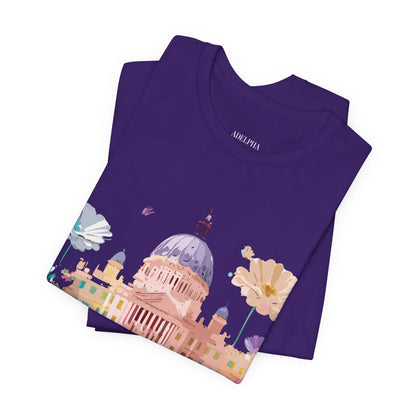 Natural Cotton Tee Shirt - Beautiful Places Collection - Madrid Printify