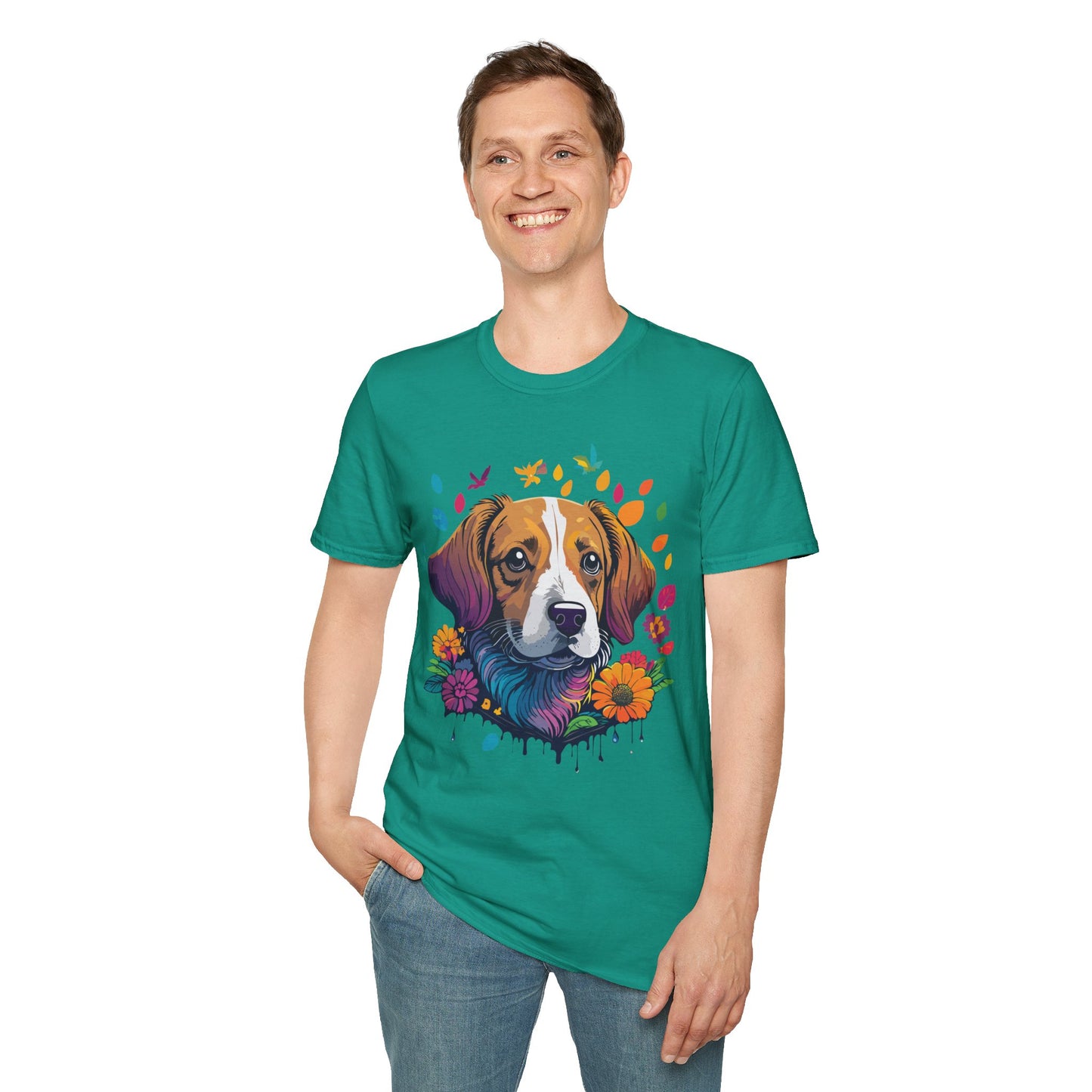 Dog Shirt, Shirt with Dog, Animal Tee, Shirt with Animals