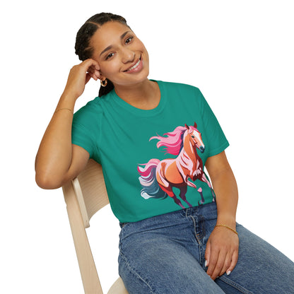 Horse Shirt Gildan Softstyle Tee Unisex 100 Percent Ring Spun Cotton