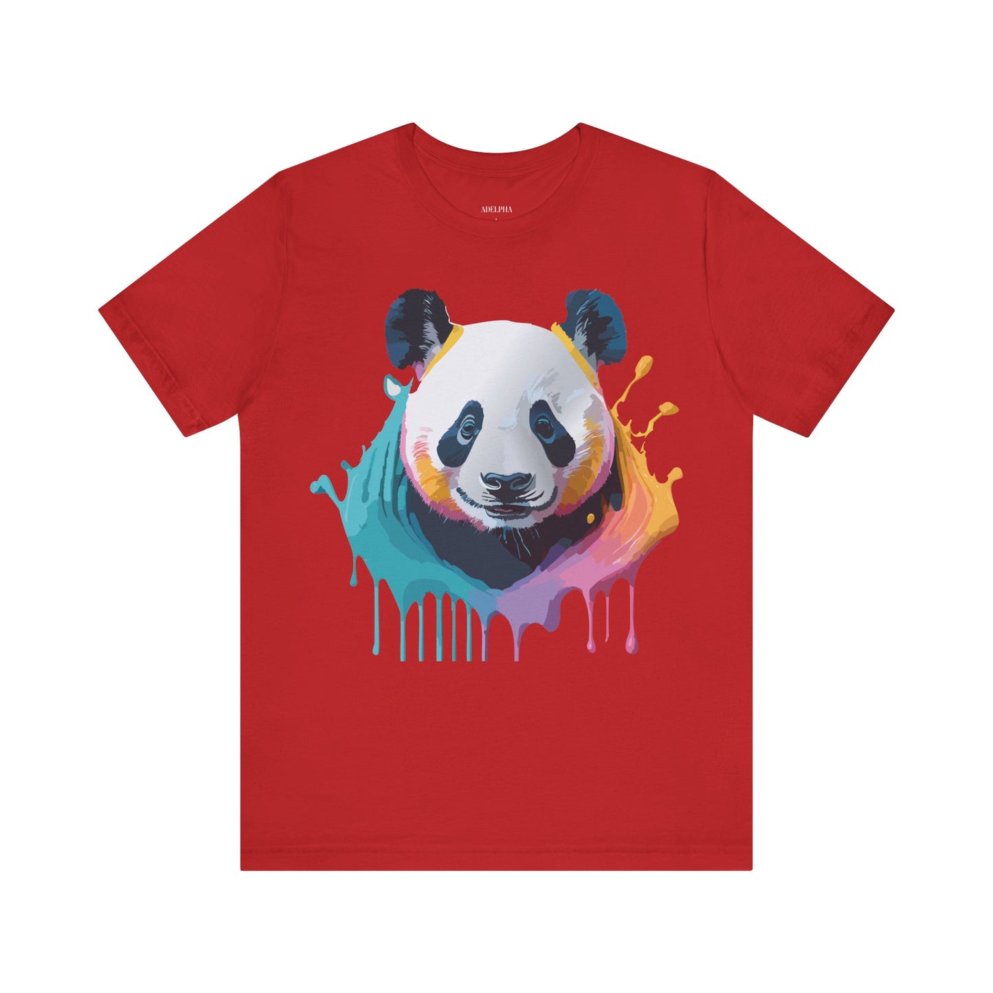 Natural Cotton Tee Shirt with Panda