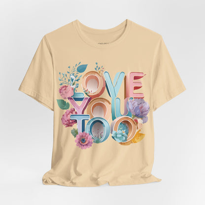 Natural Cotton Tee Shirt - Love story Collection Printify