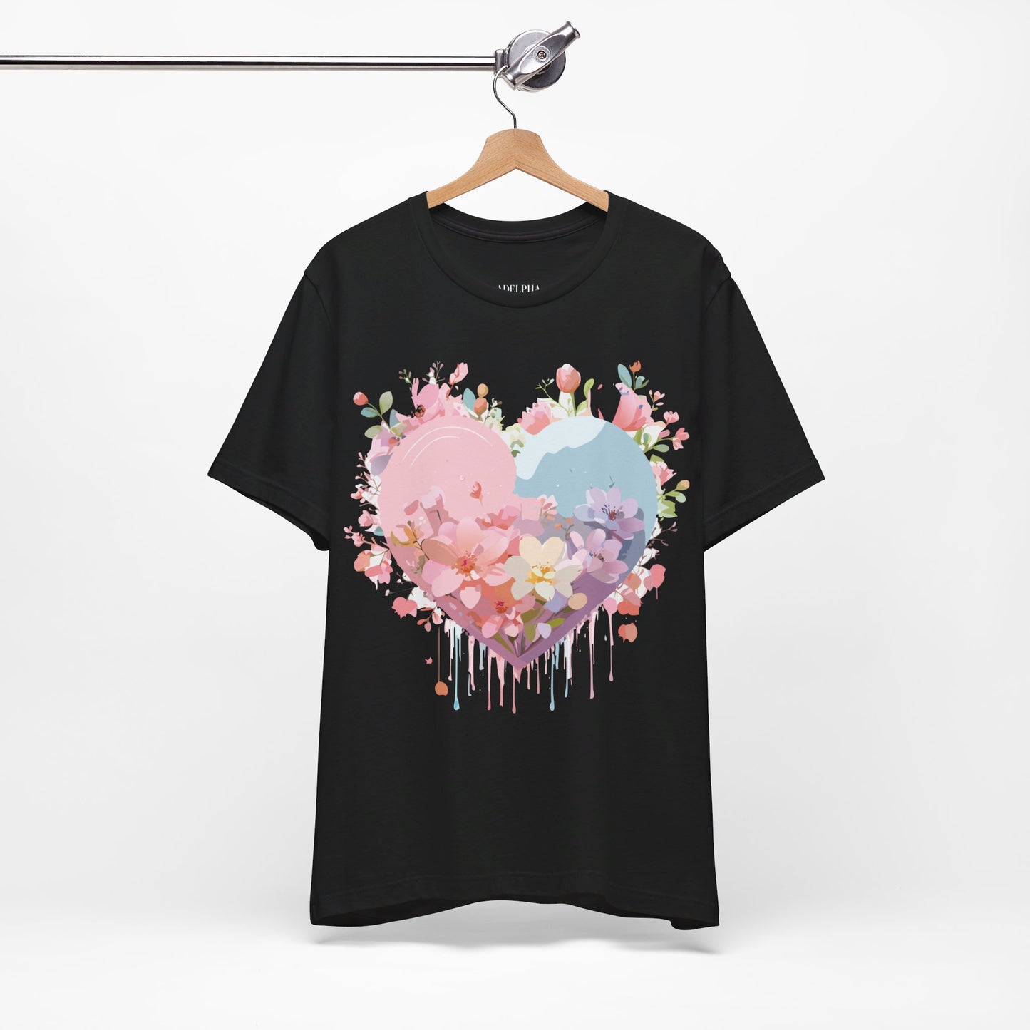 T-Shirt aus natürlicher Baumwolle – Love Story Collection