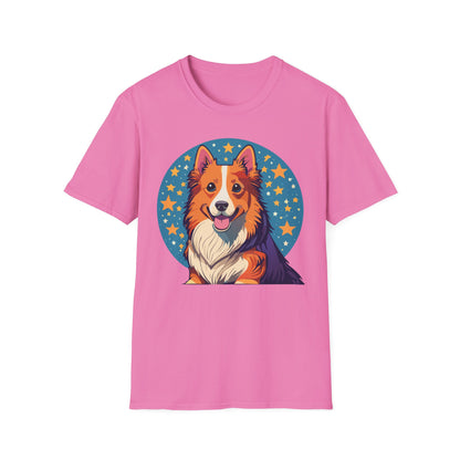 Unisex Dog Shirt Animal Print Tee Gildan Softstyle 64000 Tee