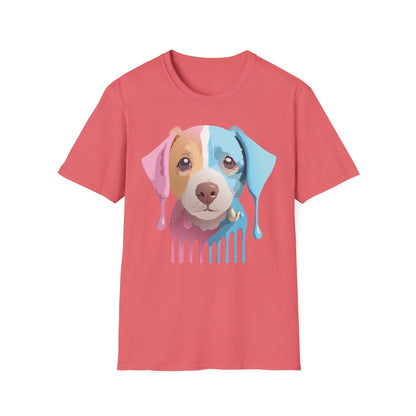 Unisex Dog Shirt Animal Tee Gildan Softstyle 64000 Cotton Tee
