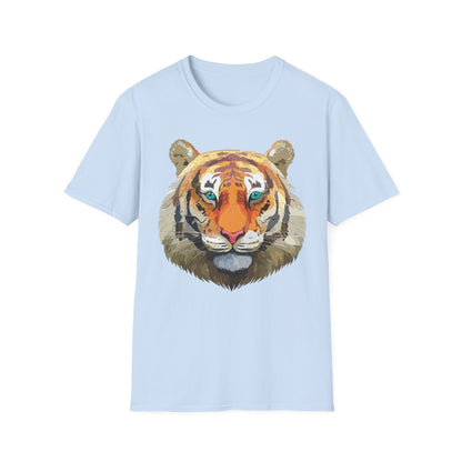 Tiger Shirt Unisex Animal Tee Gildan Softstyle 64000 Cotton Tee