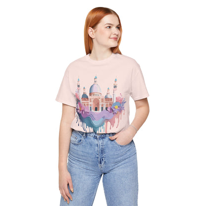 Natural Cotton Tee Shirt - Beautiful Places Collection - Venice Printify