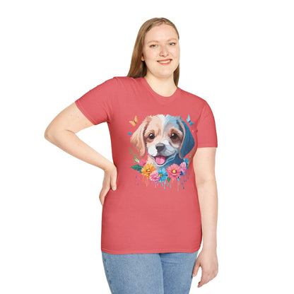 Dog Shirt Unisex Softstyle Tee Gildan 64000 100 Percent Ring Spun Cotton