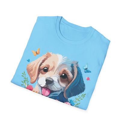 Dog Shirt Unisex Softstyle Tee Gildan 64000 100 Percent Ring Spun Cotton