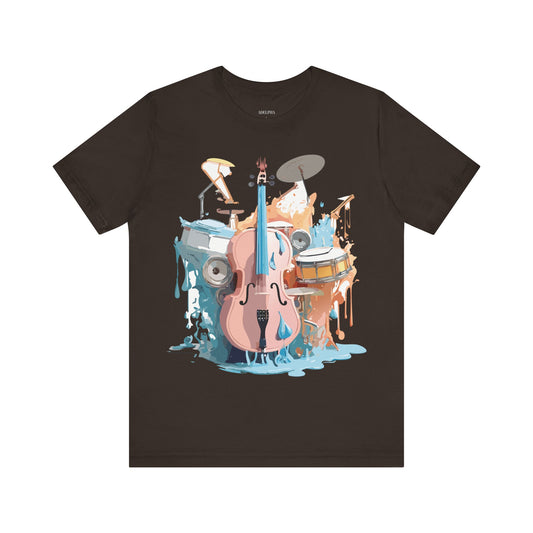 Natural Cotton Tee Shirt - Music Collection