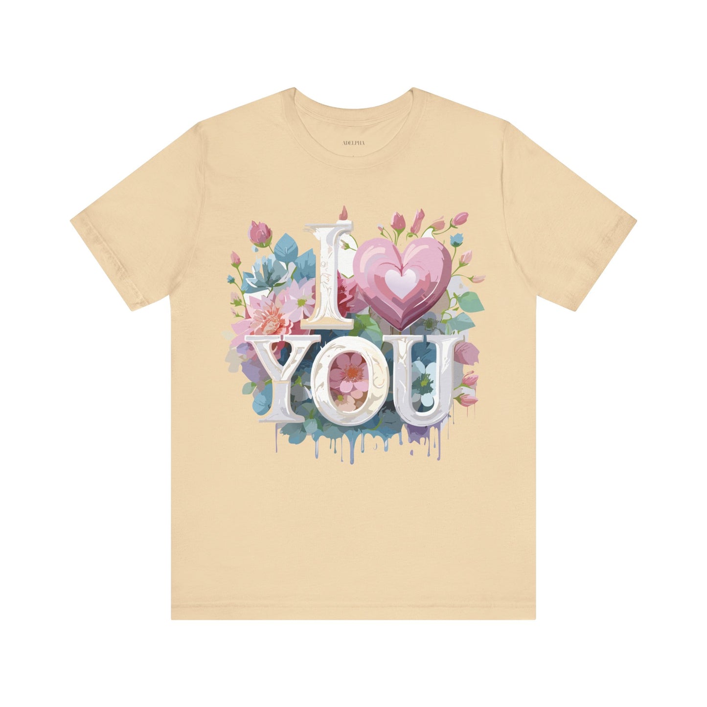 Natural Cotton Tee Shirt - Love story Collection