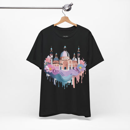 Natural Cotton Tee Shirt - Beautiful Places Collection - Venice Printify