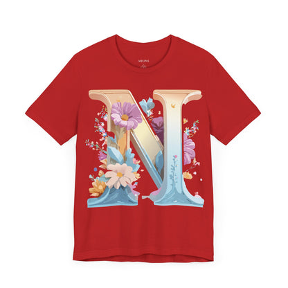 Letter Shirt, Letter N Shirt - ADELPHA