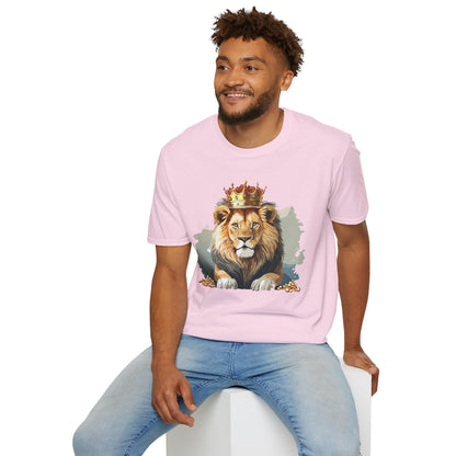 Lion Shirt Unisex Animal Tee Gildan Softstyle 64000 Comfort Fit