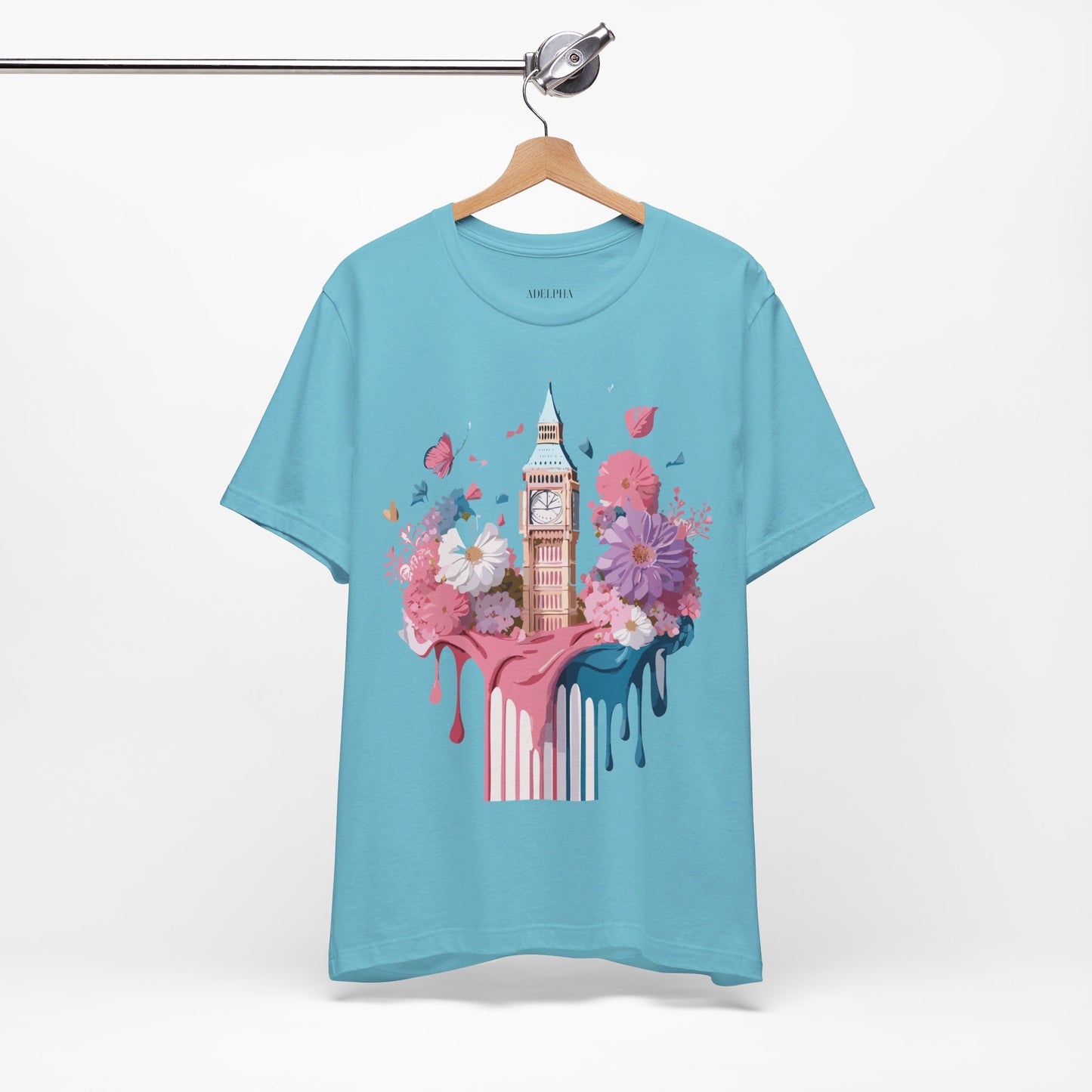 Natural Cotton Tee Shirt - Beautiful Places Collection - London