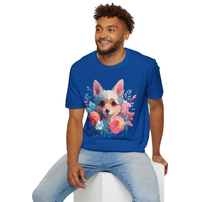 Dog Shirt Unisex Animal Print Tee With Cute Dog Designs And Comfort