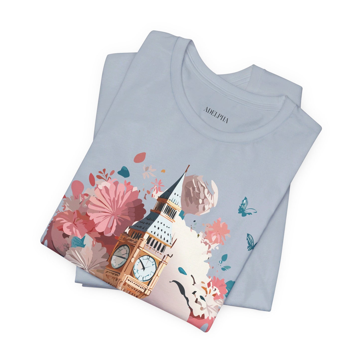 Natural Cotton Tee Shirt - Beautiful Places Collection - London