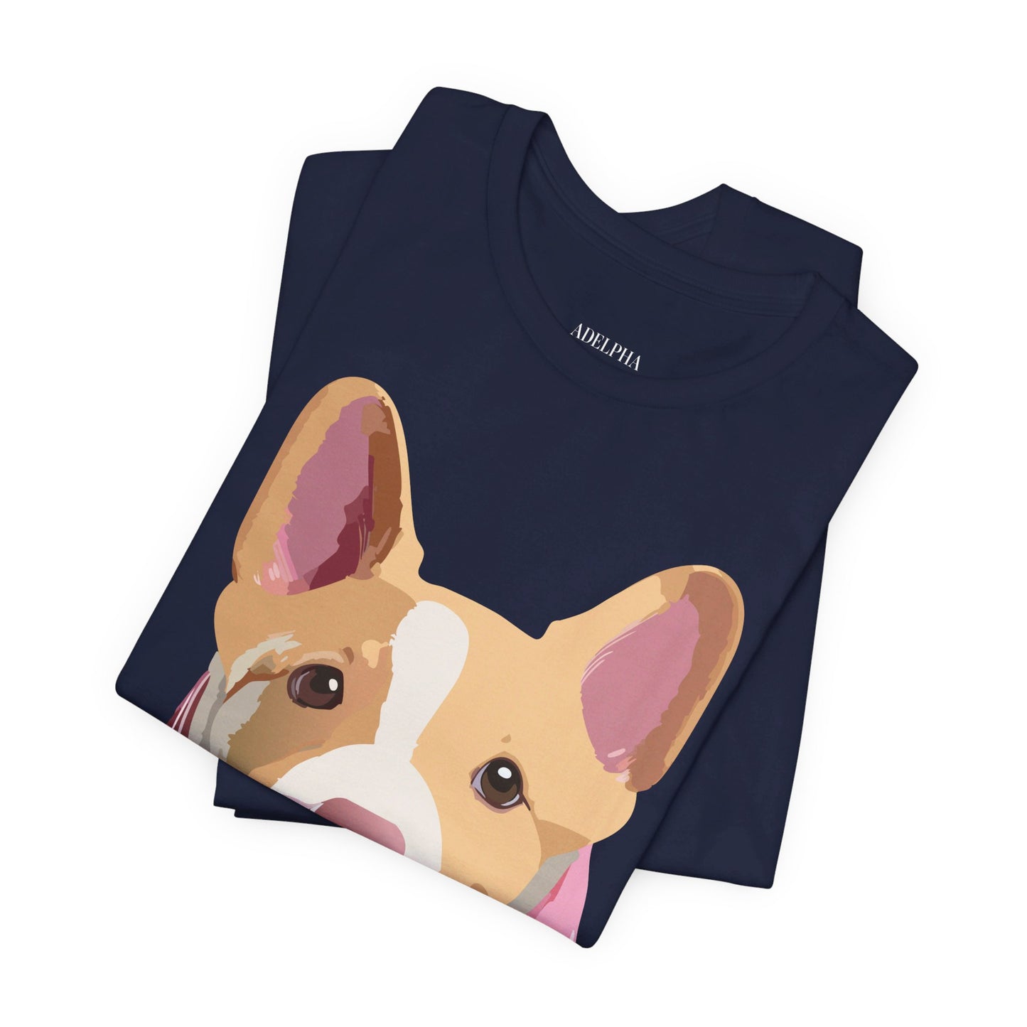 T-shirt en coton naturel avec chien