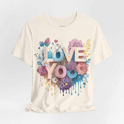Natural Cotton Tee Shirt - Love story Collection Printify