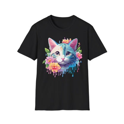 Cat Shirt Unisex Cat Lover Tee Premium Gildan Softstyle 64000 Lightweight