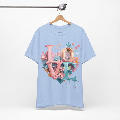 Natural Cotton Tee Shirt - Love story Collection Printify