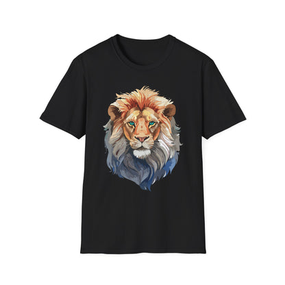 Lion Shirt Unisex Animal Tee Gildan Softstyle 64000 Cotton Tee