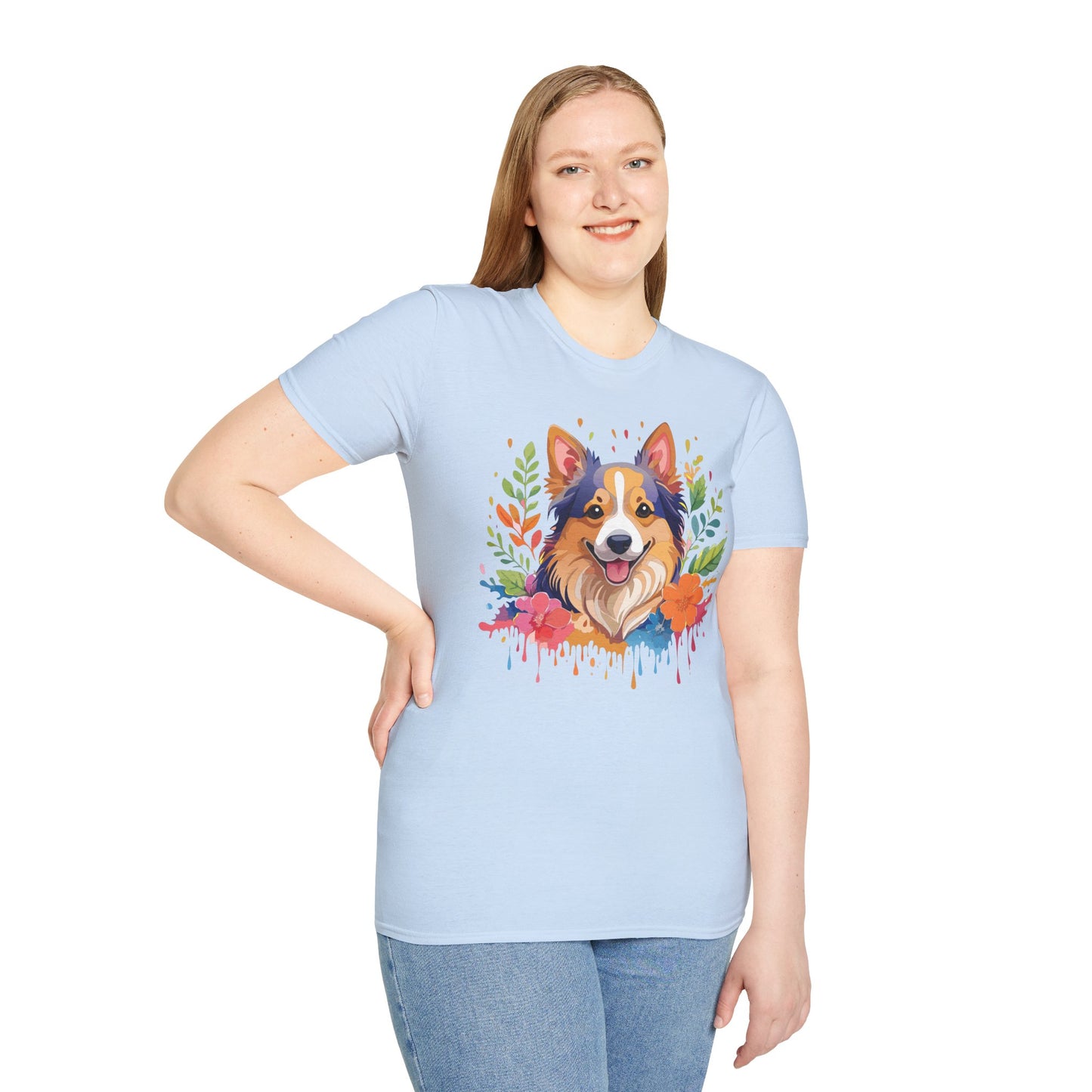 Dog Shirt, Shirt with Dog, Animal Tee, Shirt with Animals