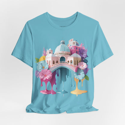 Natural Cotton Tee Shirt - Beautiful Places Collection - Venice Printify