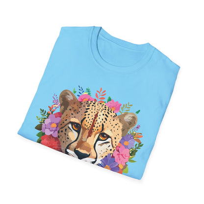 Cheetah Print Shirt Softstyle Tee Gildan 64000 100 Percent Ring Spun Cotton