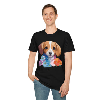 Unisex Dog Shirt Animal Graphic Tee Soft Cotton Gildan 64000