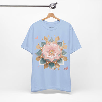 Natural Cotton Tee Shirt - Medallion Collection Printify