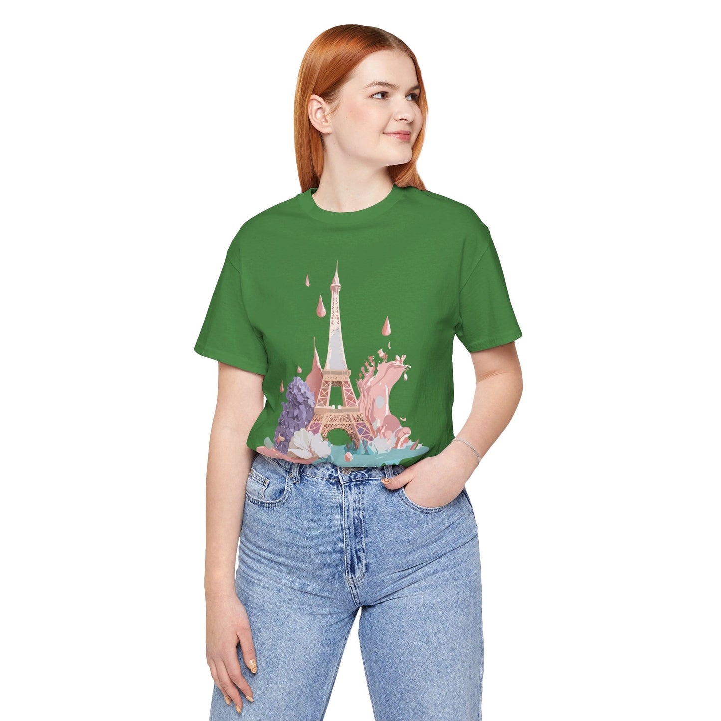 Natural Cotton Tee Shirt - Beautiful Places Collection - Paris