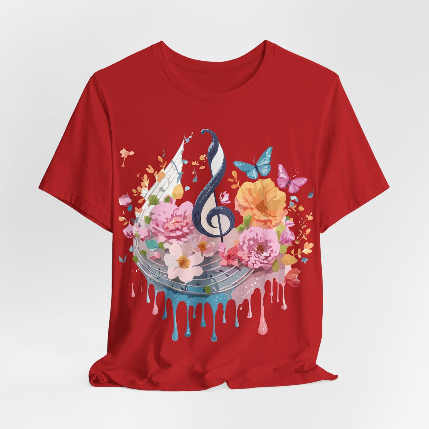 Natural Cotton Tee Shirt - Music Collection