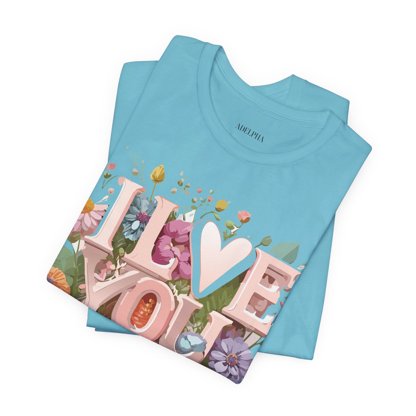 Natural Cotton Tee Shirt - Love story Collection