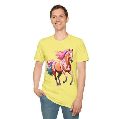 Horse Shirt Gildan Softstyle Tee Unisex 100 Percent Ring Spun Cotton
