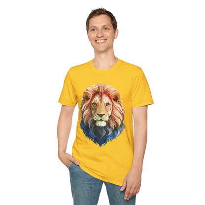 Lion Shirt Unisex Animal Tee Ring Spun Cotton Softstyle Tee Gildan