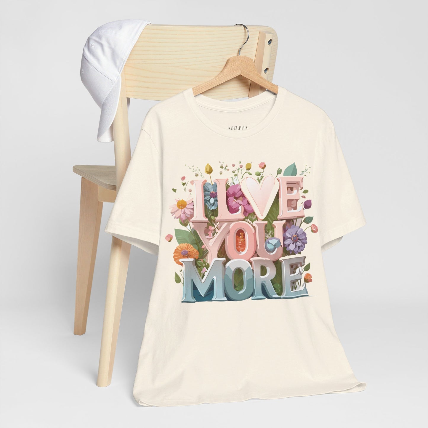 T-shirt en coton naturel - Collection Love story