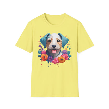 Dog Shirt Unisex Animal Short Sleeve Tee Gildan Softstyle 64000 Cotton Tee